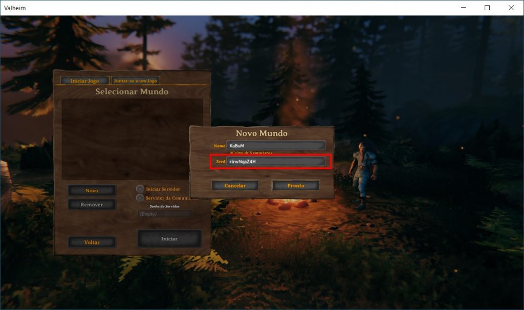 Como criar o mapa perfeito no Valheim - Passo 7
