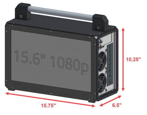 PC Mini-ITX com tela no gabinete 6