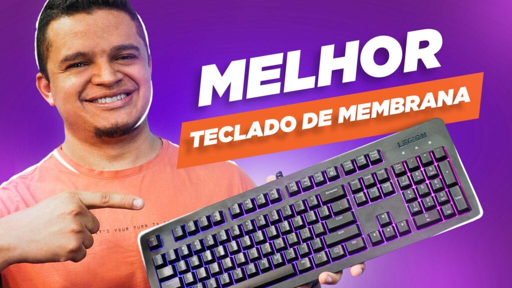 Esse TECLADO GAMER de MEMBRANA é MARAVILHOSO! Review Lenovo K300