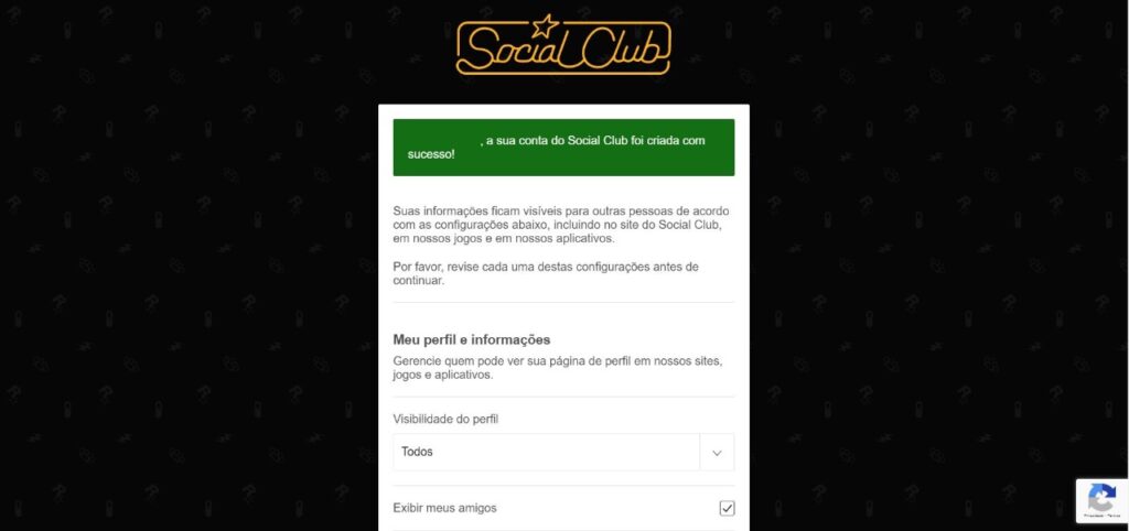 Aprenda a criar uma conta no Rockstar Social Club 7 Rockstar Social Club