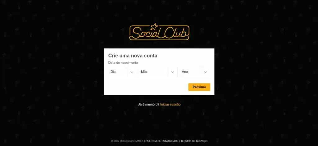 Aprenda a criar uma conta no Rockstar Social Club 2 Rockstar Social Club