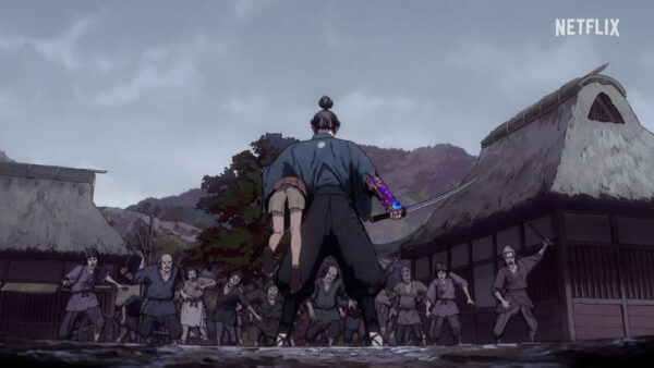 Imagem mostra mídia do anime Onimusha, produzido pela Netflix