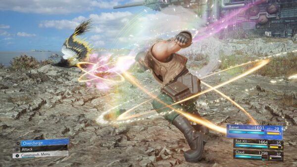 Imagem mostra cena de Final Fantasy VII Rebirth