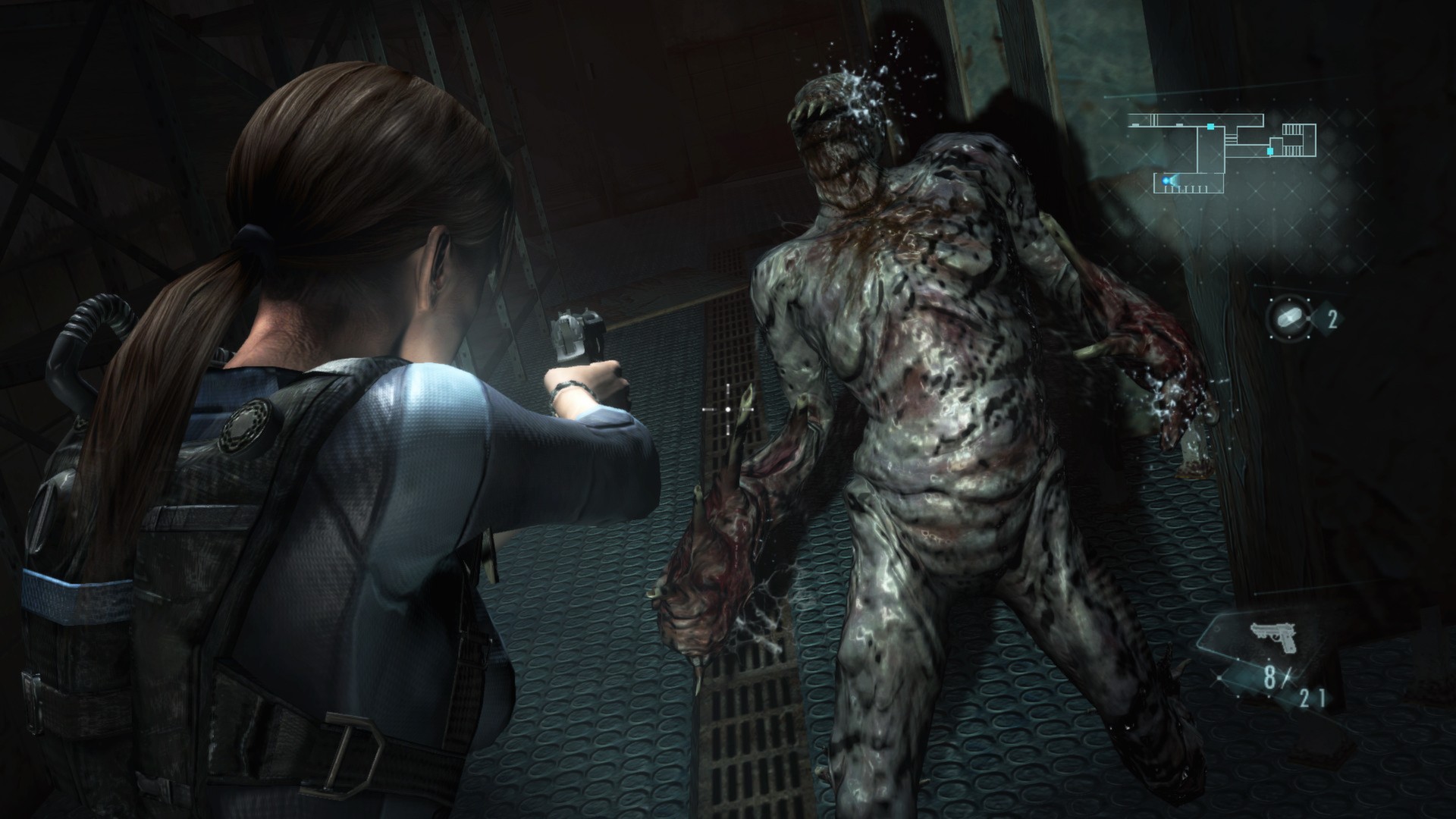 Depois de erro em DRM, Resident Evil Revelations é ‘desatualizado’ pela Capcom 1 Imagem mostra cena de Resident Evil Revelations