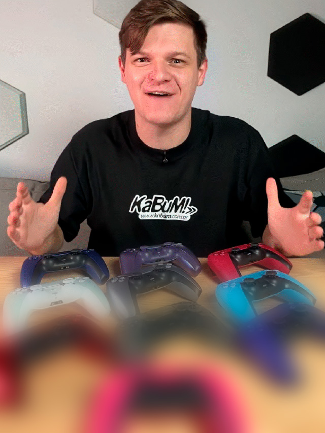 Dá uma olhada nessas cores do DualSense PS5!