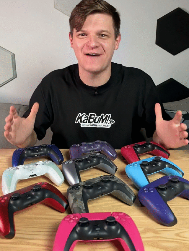 Dá uma olhada nessas cores do DualSense PS5!