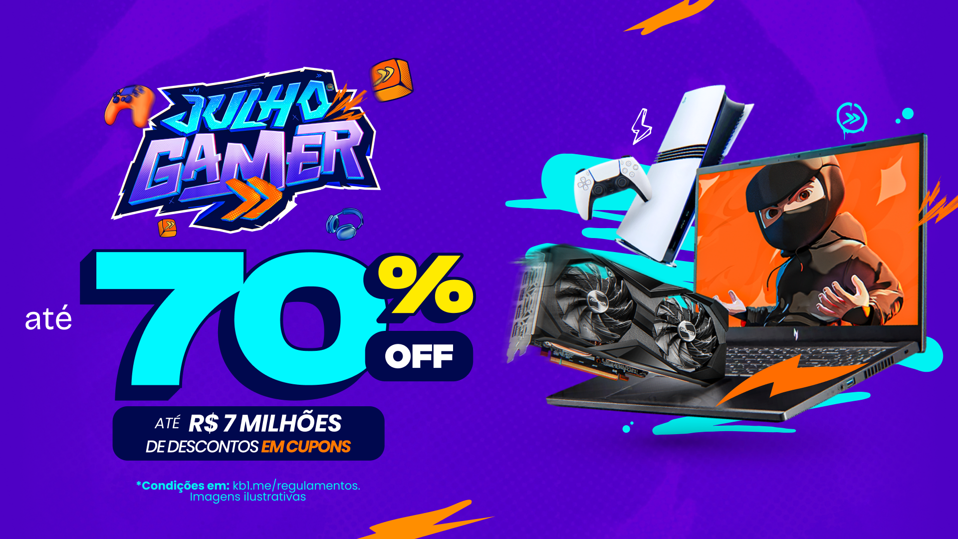 Julho Gamer KaBuM!: O seu upgrade está aqui!