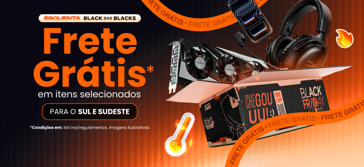Esquenta Black Friday: Frete Grátis no KaBuM!