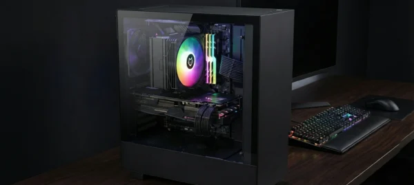 Linha de Air Cooler Husky Alisius: Ventos a favor do seu desempenho 1 O Air Cooler Husky Alisius 100 montado em um gabinete