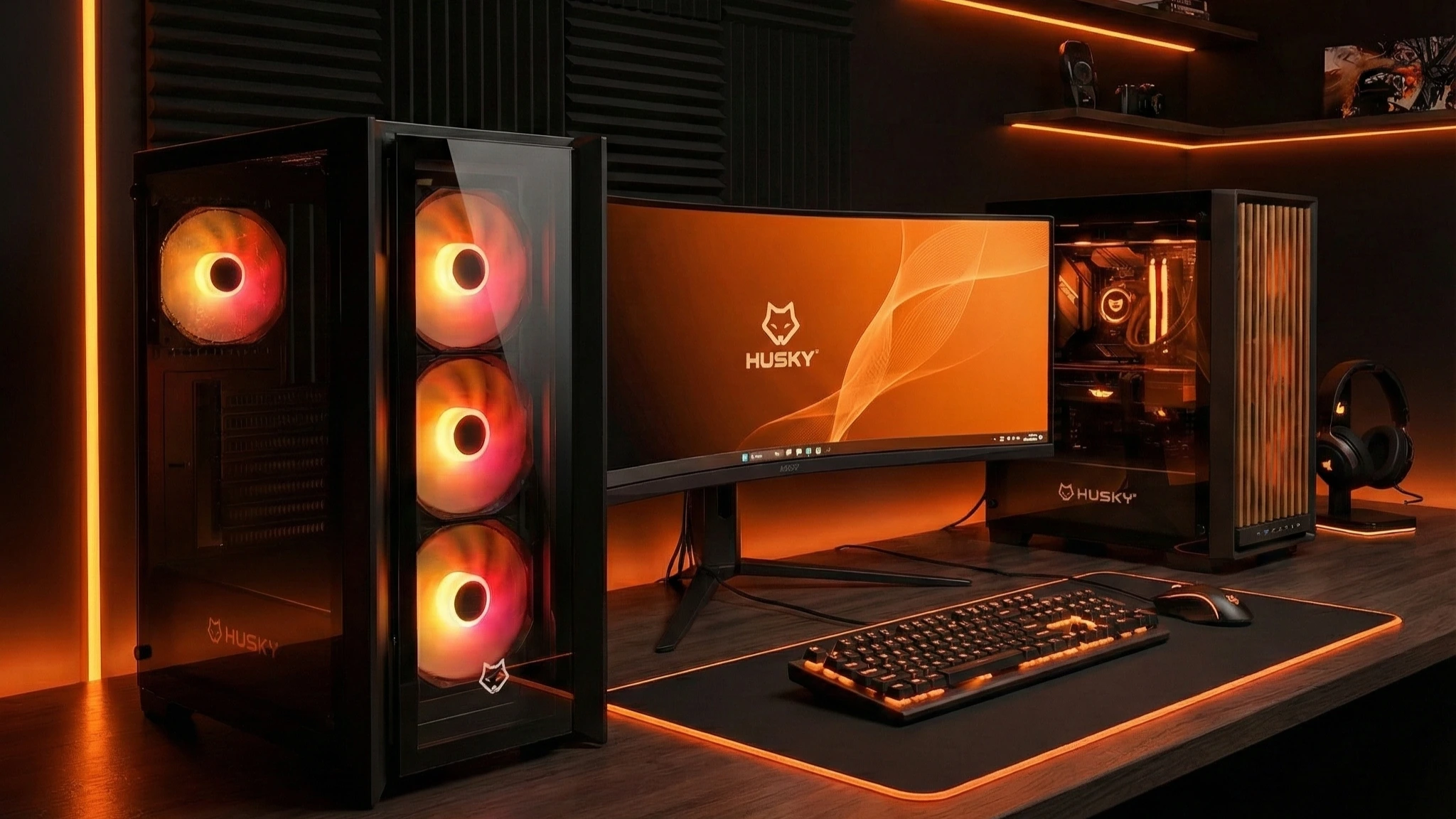 Gabinete Husky Dome: Nova linha de gabinetes com design único no seu setup