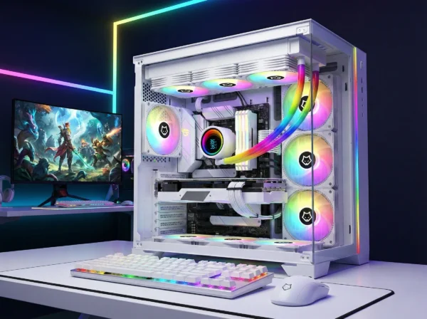 Water Cooler Husky: Qual linha escolher para o seu PC Gamer? 3 Linha Water Cooler Husky Icy Comet montada em um gabinete