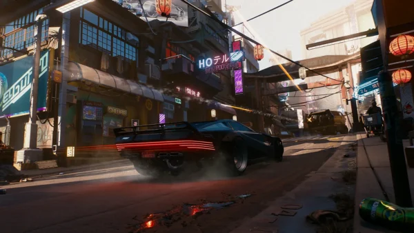 PC Gamer completo: A configuração ideal para jogos em 2026 7 As ruas de Night Cyty em Cyberpunk 2077