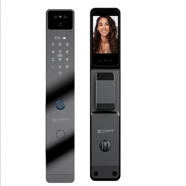 KABUM! smart Security: A fechadura com reconhecimento facial que te conhece 1 A frente da Fechadura KABUM! smart Security