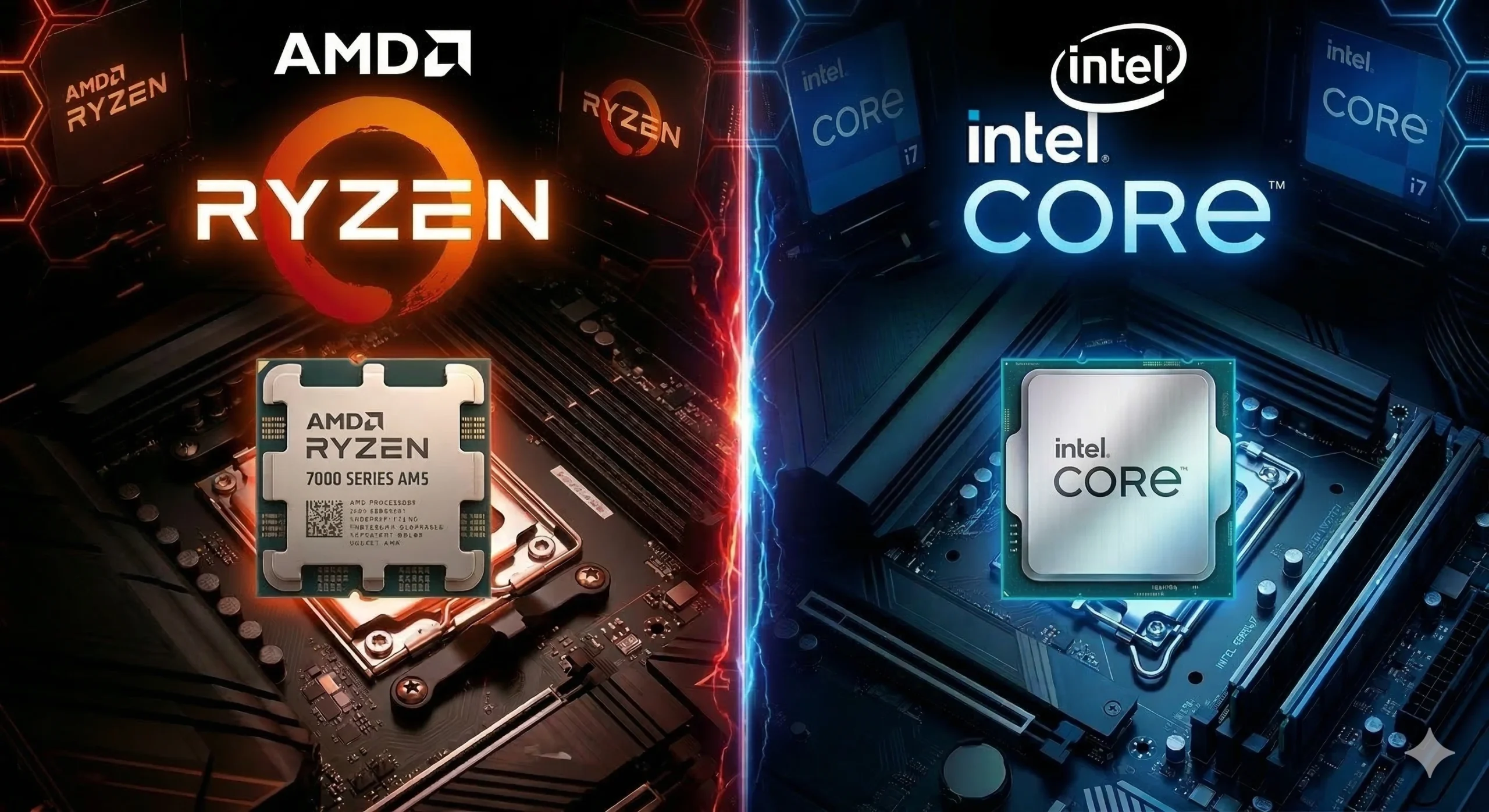 Saber escolher Ryzen ou Intel para montar seu setup gamer é um dos pontos principais da montagem de PCs