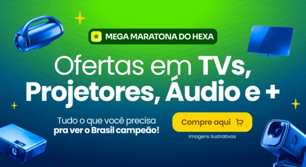 Calendário de ofertas Mega Maio KaBuM! 2026: Veja as campanhas diárias 1 A Mega Maratona tem como foco uma lista especial, para você assistir os jogos com o melhor setup